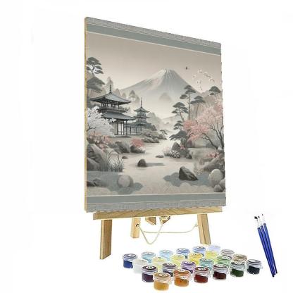 Japan's Tranquil Elegance Number Painting