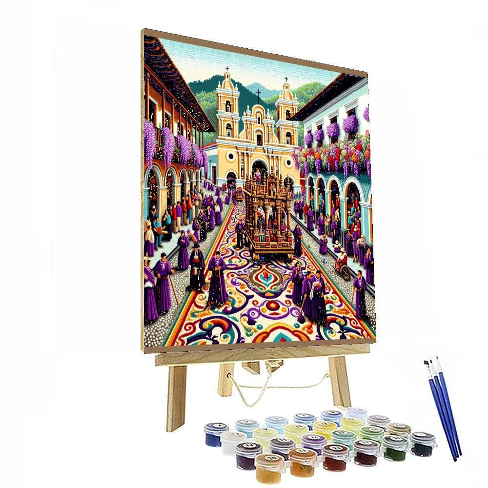Semana Santa - Antigua Guatemala Paint By Numbers Kits