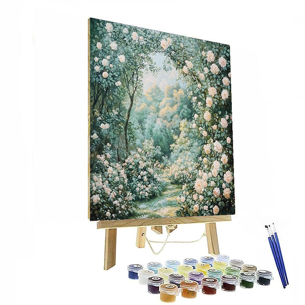 Raphael Inspired Raphael's Garden  Number Painting