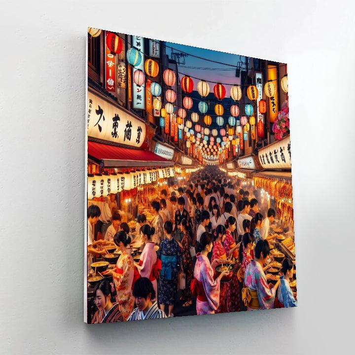 Gion Yatai Festival - Fukuoka Number Painting