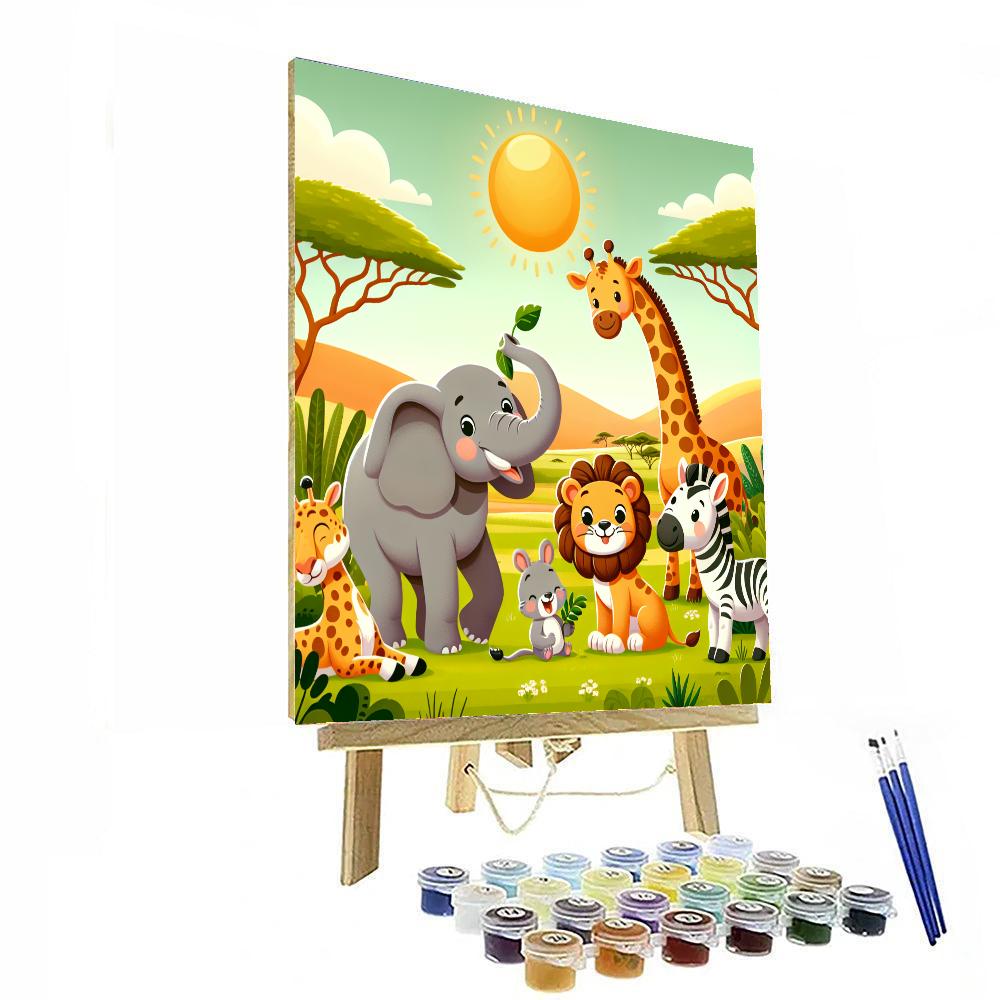 Safari Sun Adventure Paint By Color