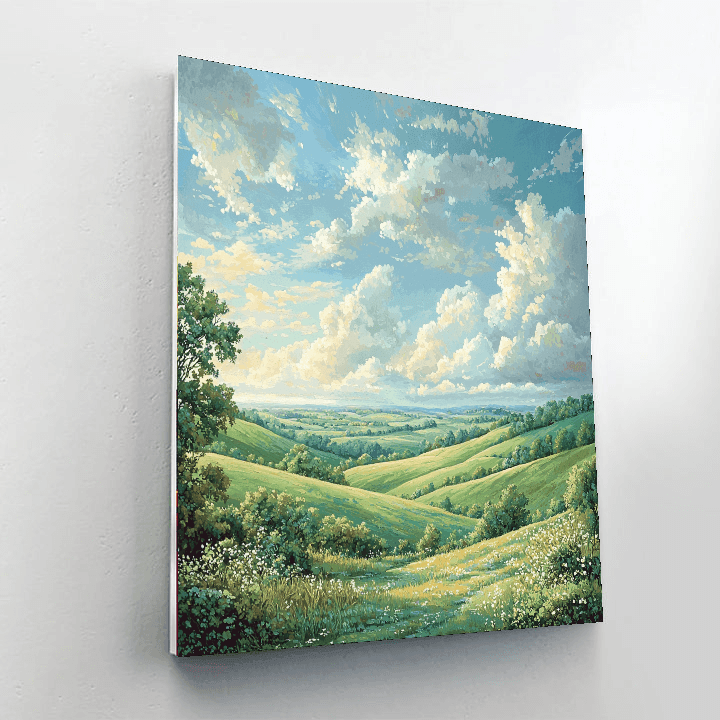 John Constable Inspired Joyful Retreat  Paint By Numbers Art
