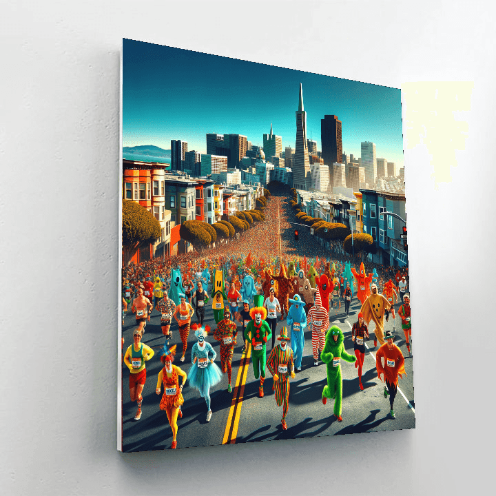 Bay To Breakers - San Francisco, Usa Paint By Number