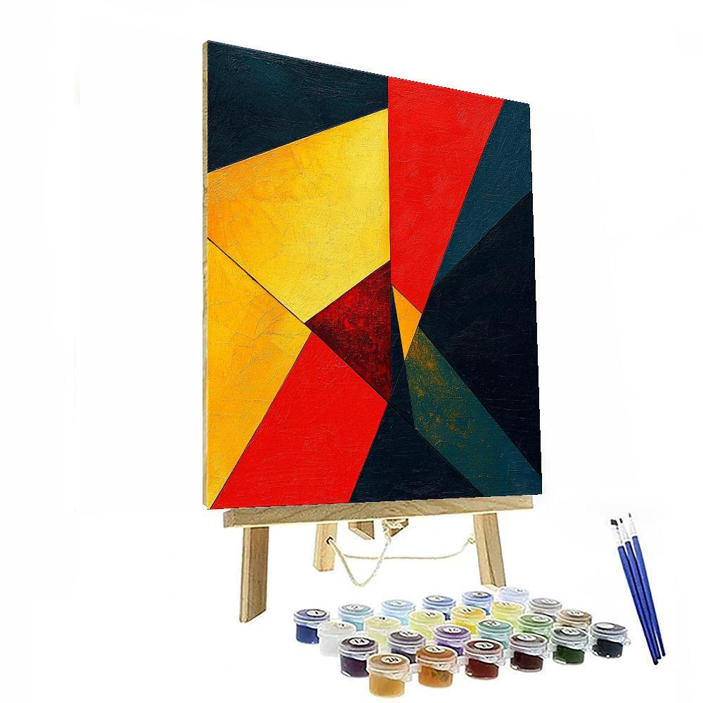 Kazimir Malevich Inspired Chroma Dynamics  Paint By Color