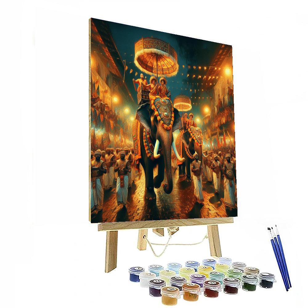 Perahera Festival - Sri Lanka Paint By Numbers Kits