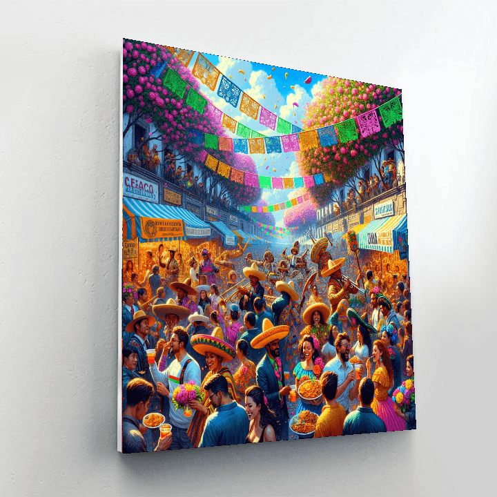 Fiesta De La Merced - Mexico Paint By Number