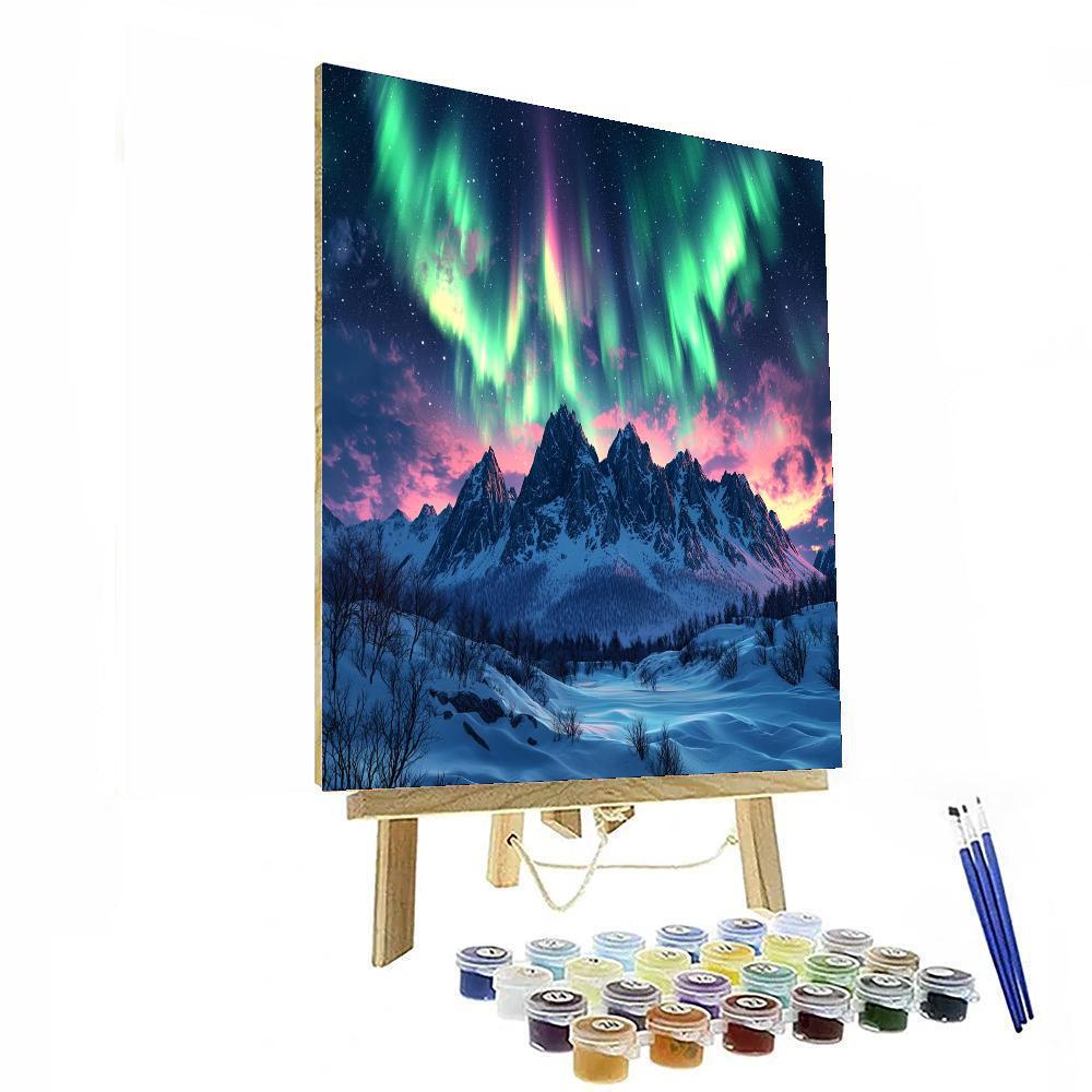 The Northern Lights - Norway Numbered Painting Kits