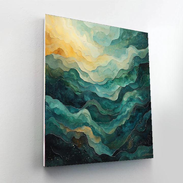 Max Ernst Inspired The Celestial Voyage  Paint By Numbers Kits