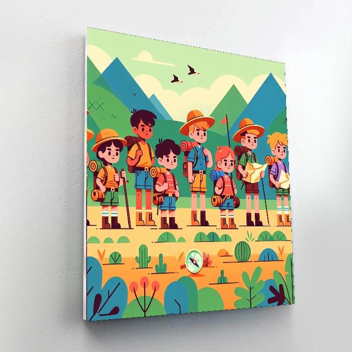 Explorers' Club DIY Paint By Numbers