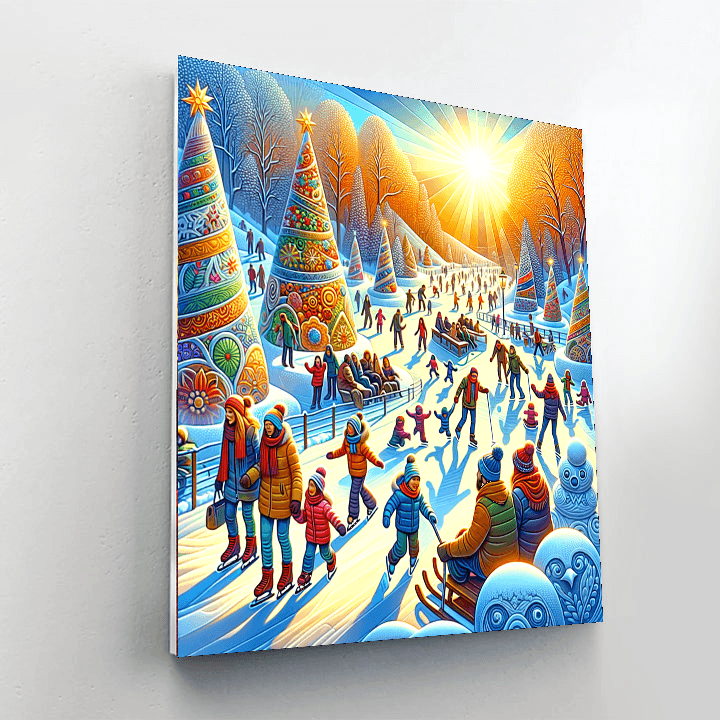 Wonders Of Winter Festival Painting By Numbers Kit