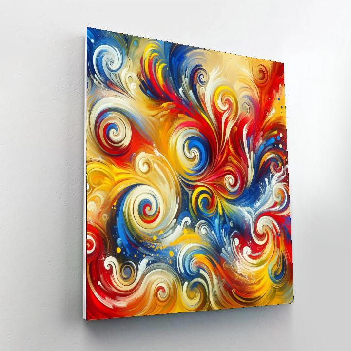 Vibrant Festival Of Color Paint By Numbers Art