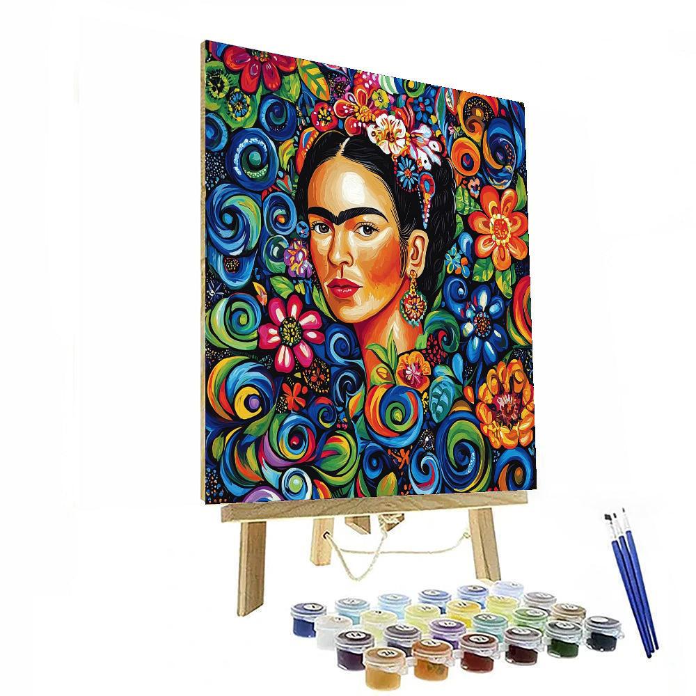 Frida Kahlo Inspired Cultural Revival  Painting Number Kit