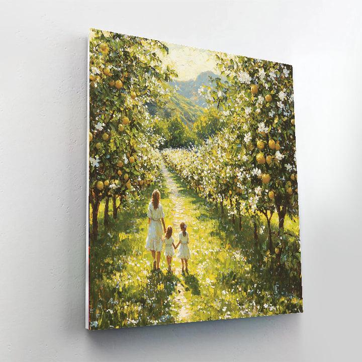 A Walk In The Orchard Numbered Painting Kits