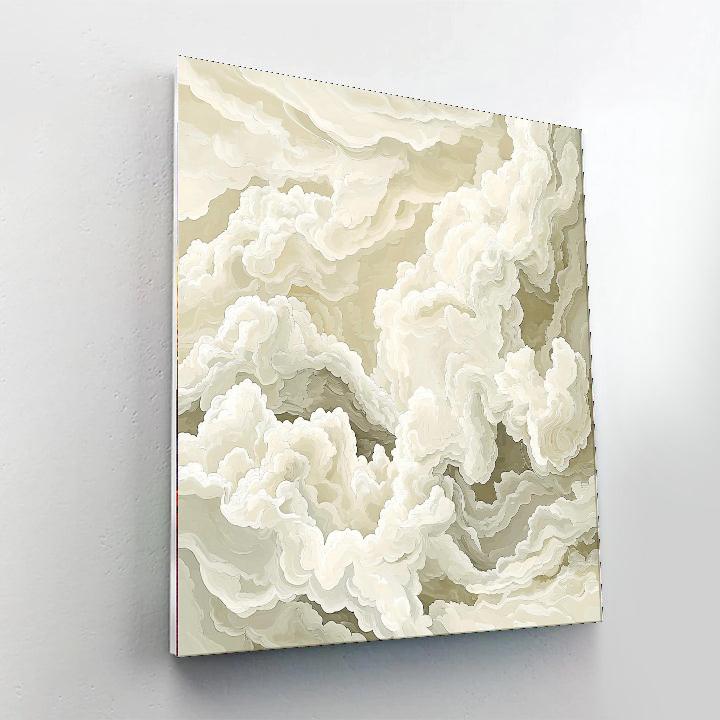 Michelangelo Inspired Mystical Cloudscape  Paint By Numbers