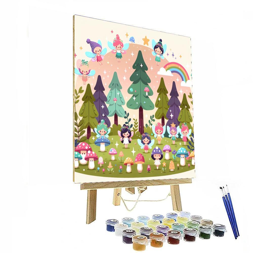 Fantastic Fairyland Forest Paint By Numbers Art