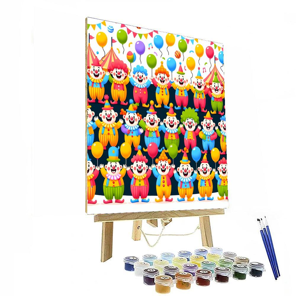 Joyful Juggling Act DIY Paint By Numbers