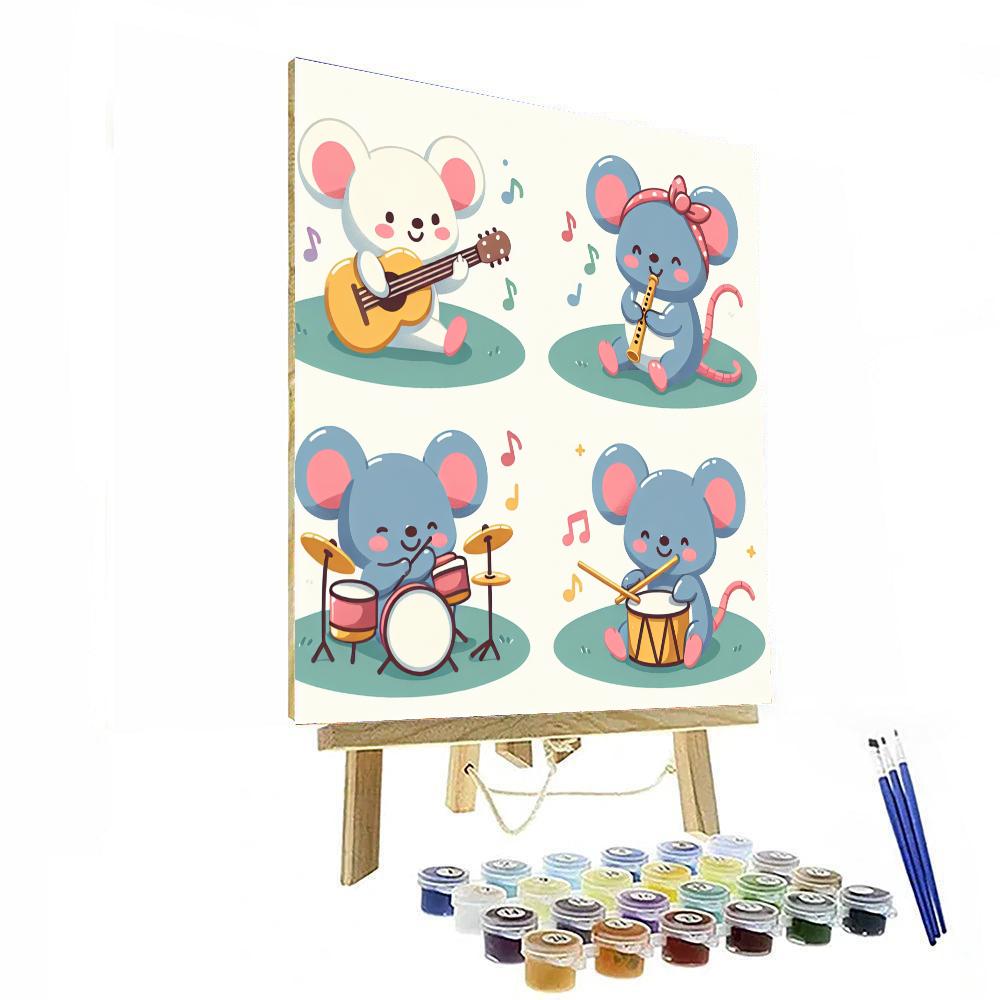 Merry Mice Band Numbered Painting Kits