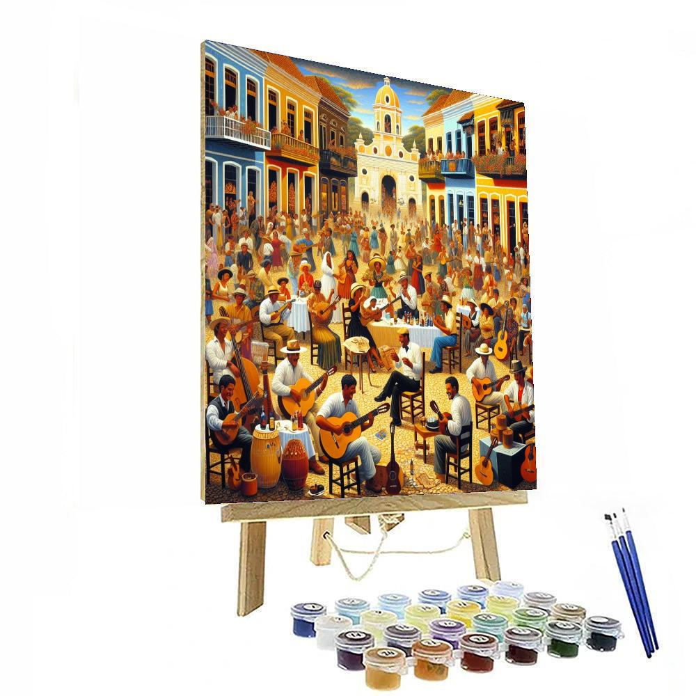 Festival De La Trova Longina - Cuba Paint By Numbers Kits