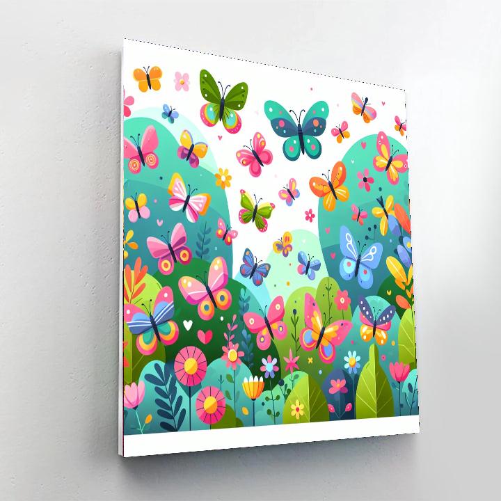 Butterfly’s Breezy Ballet Paint By Numbers
