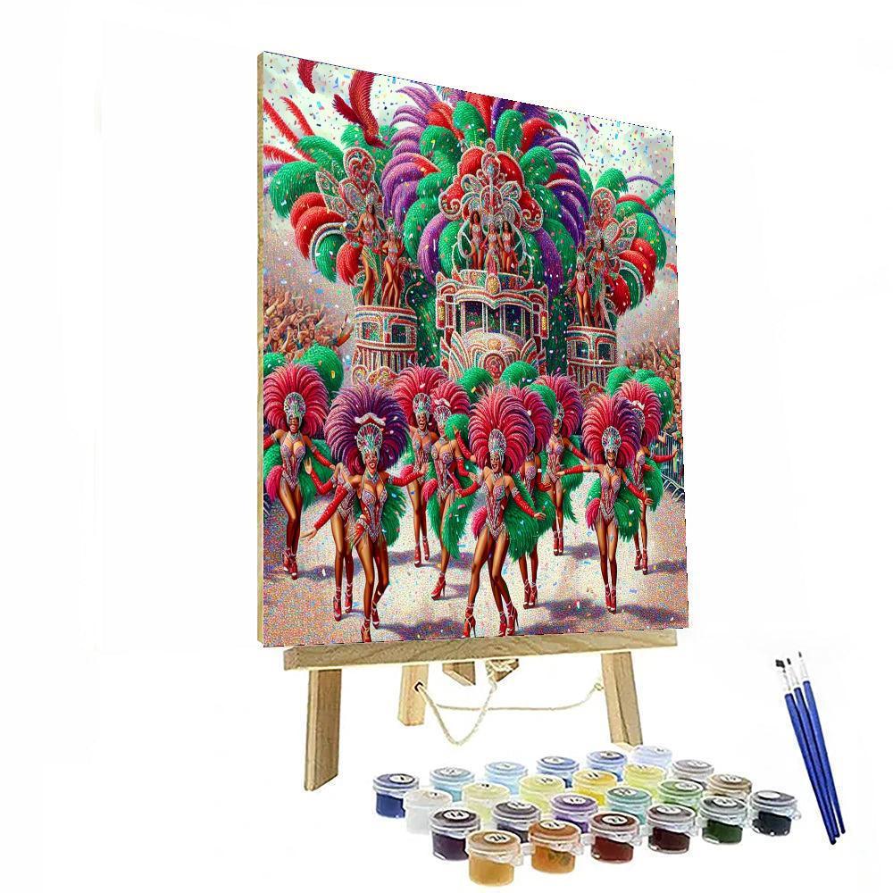 Carnival Of Santa Cruz De Tenerife Paint By Numbers Kits