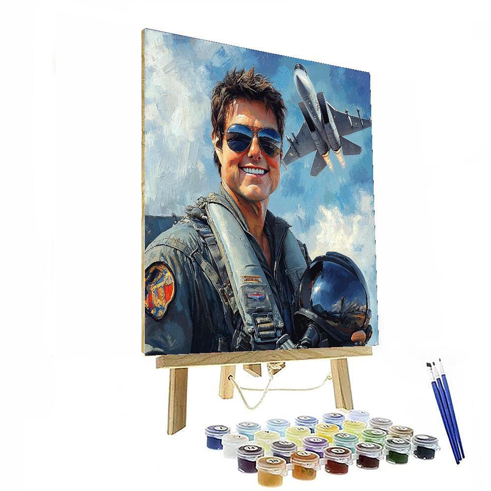 Tom Cruise: Soaring With Maverick Ambitions Numbered Painting Kits