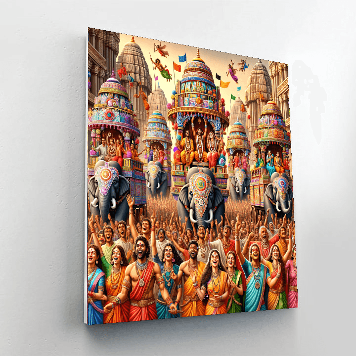 Rath Yatra Paint By Numbers