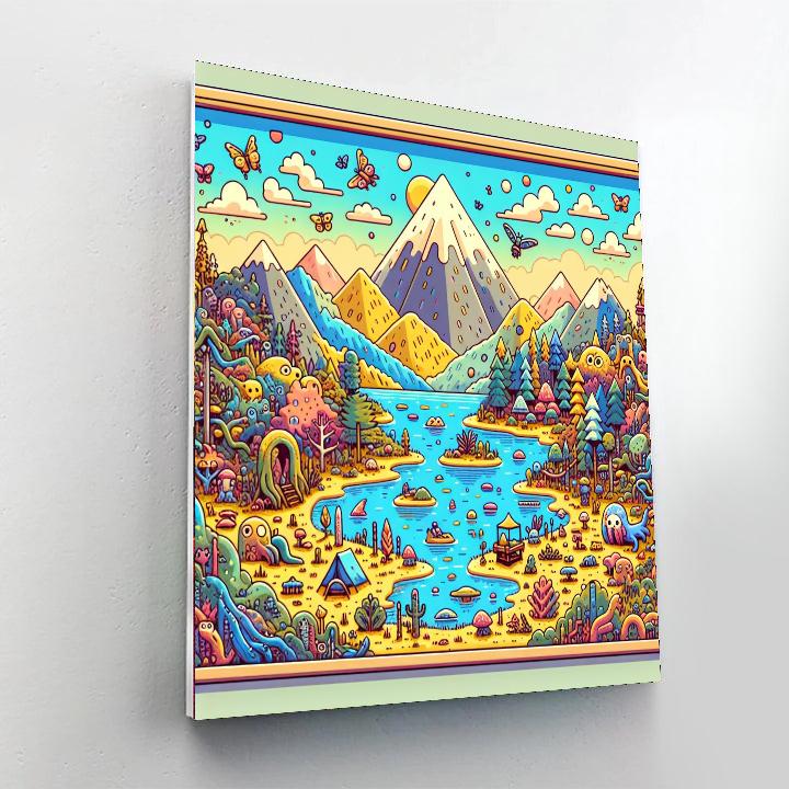 Miniature Worlds Paint By Numbers