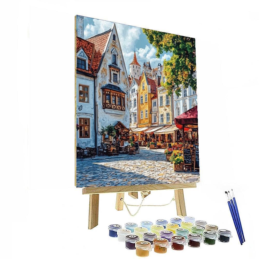 Old Town Of Tallinn - Estonia Numbered Painting Kits