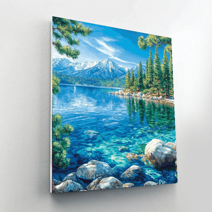 Lake Tahoe Paint By Numbers