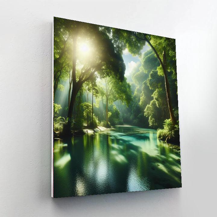 Tranquil Zen Waterscape DIY Paint By Numbers