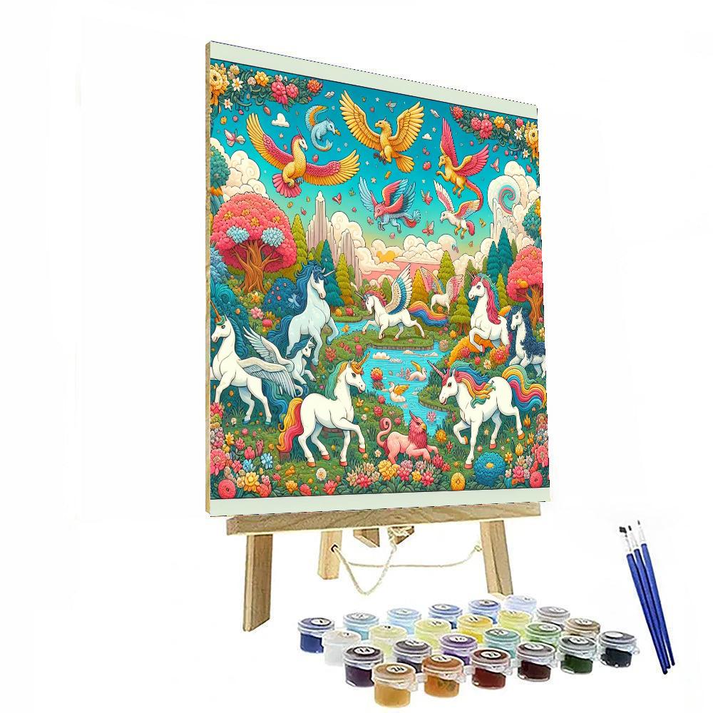 Fantasy Animal Kingdom Adventure Numbered Painting Kits