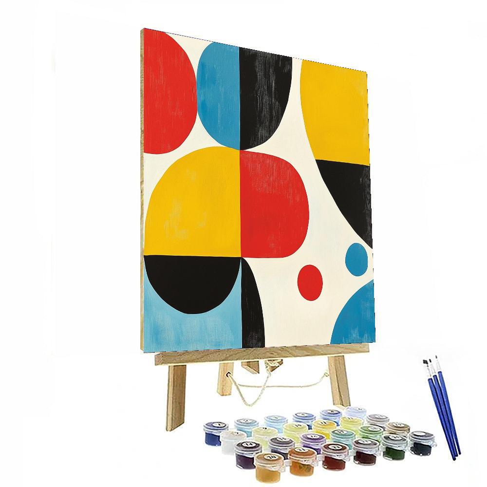 Joan Miró Inspired Imaginative Pulse  Paint By Numbers Art