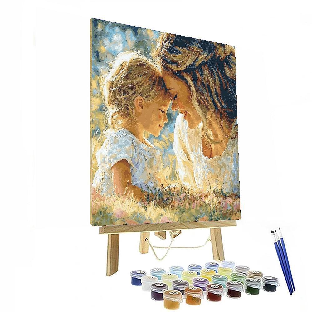 Mom’s Caring Hands Painting Number Kit