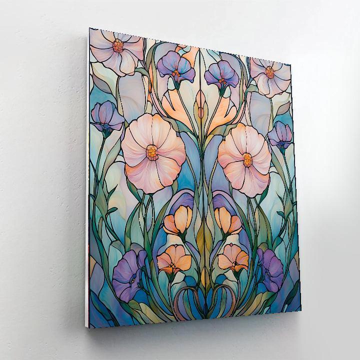 Alphonse Mucha Inspired Graceful Symphony  Painting Number Kit