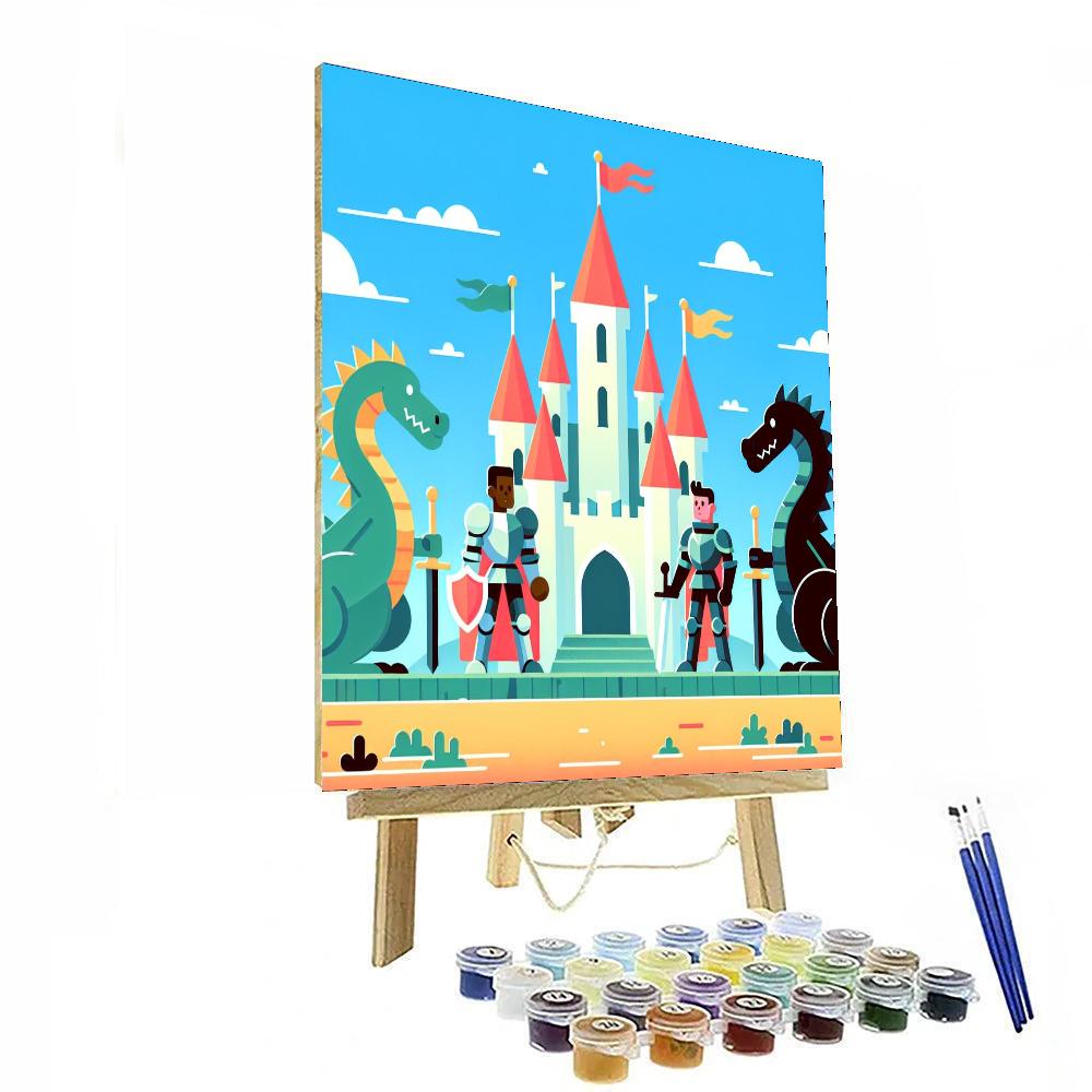 Castle Escape Paint By Numbers Art