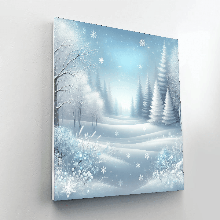 Timeless Winter Wonderland Paint By Color