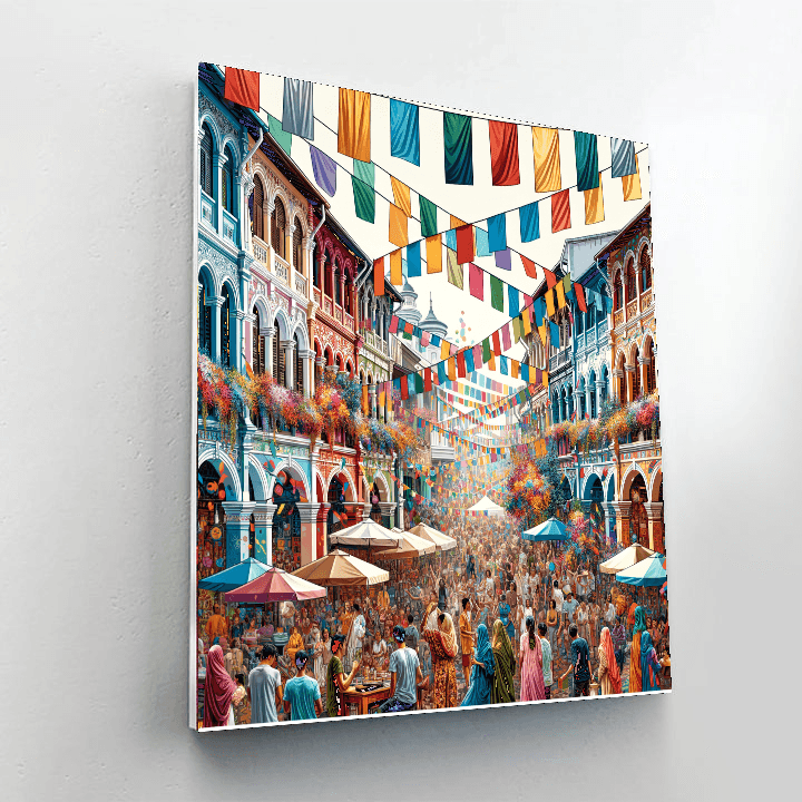 George Town Festival - Penang, Malaysia Painting By Numbers Kit