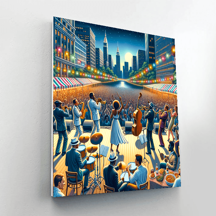 Montreal International Jazz Festival - Montreal, Canada Paint By Color