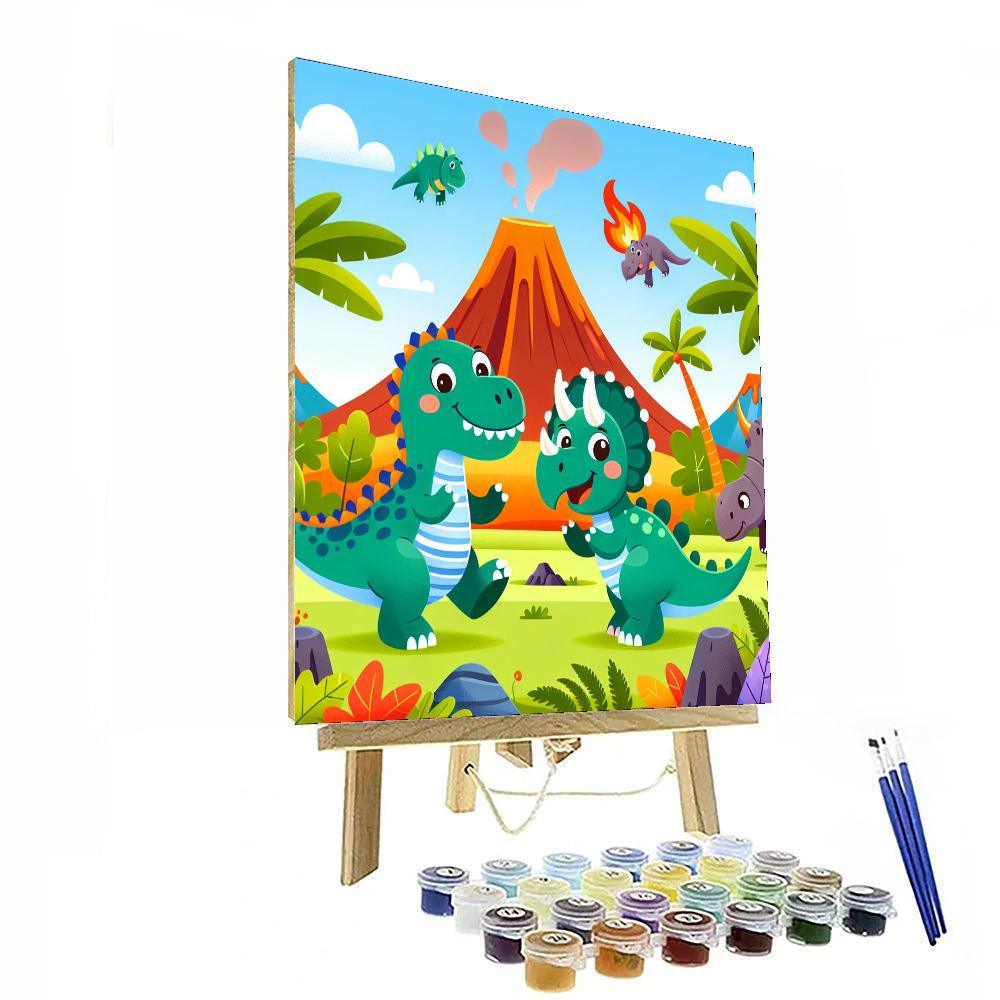 Dino Friends Paint By Numbers