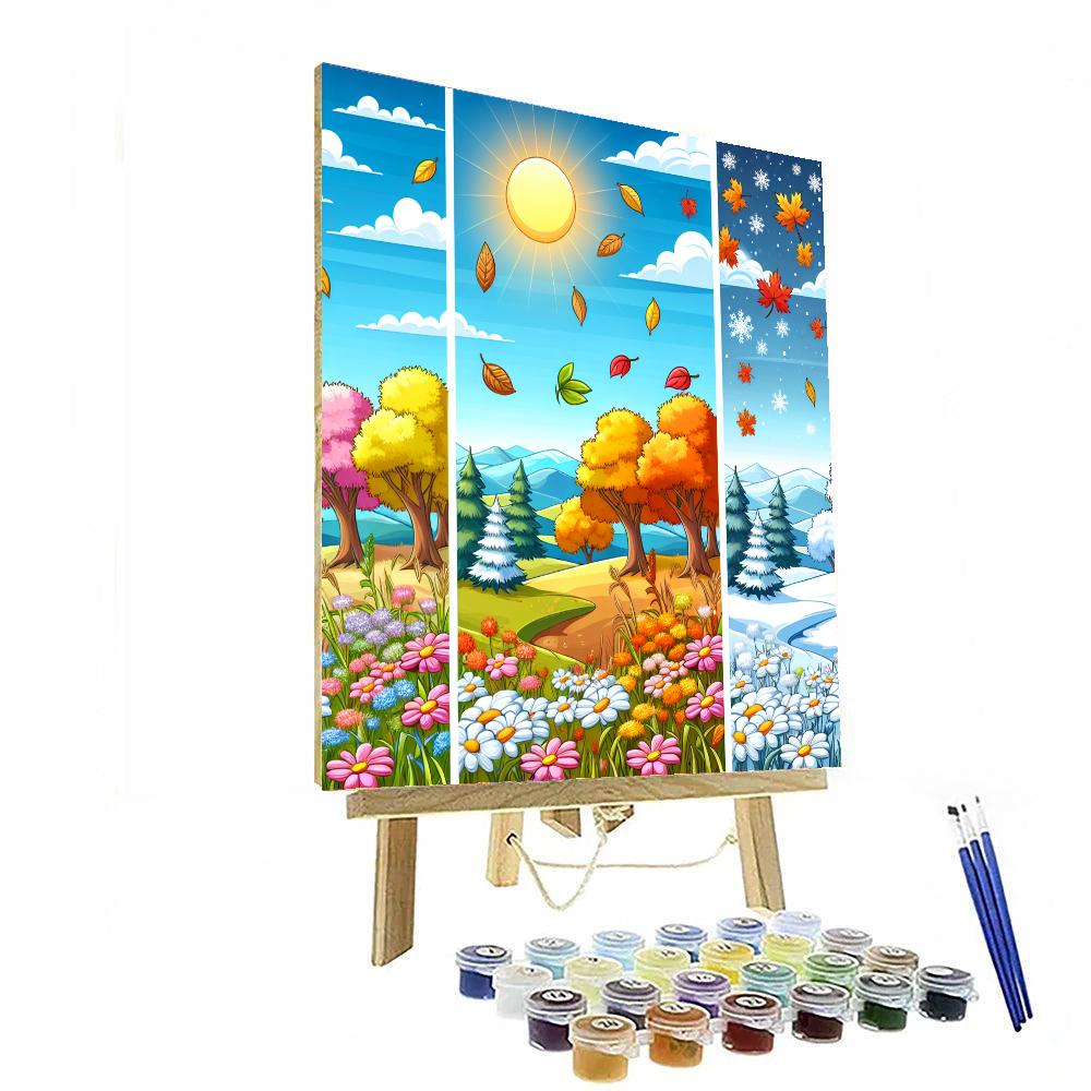 Cheerful Seasonal Celebrations Paint By Numbers Kits