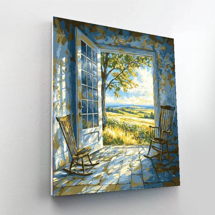 Johannes Vermeer Inspired Vermeer's Morning Calm  Numbered Painting Kits