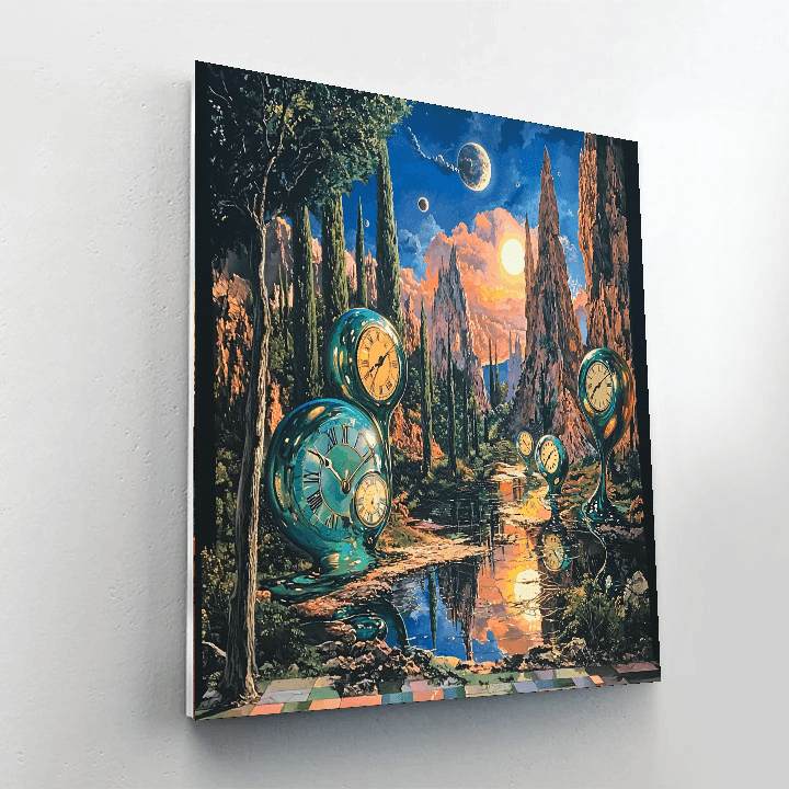 Salvador Dalí Inspired Lost In A Dream  Paint By Numbers Art