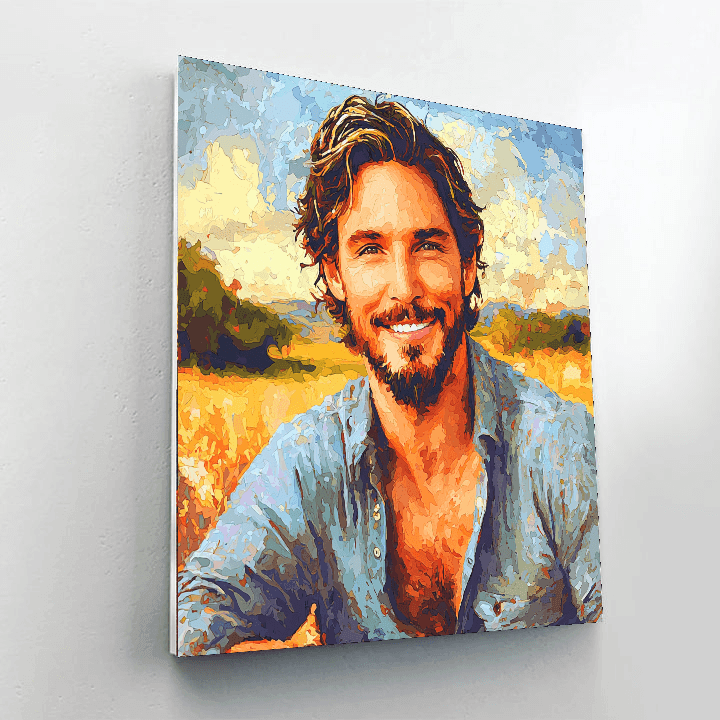 Matthew Mcconaughey: The Smooth Talker Of The South Paint By Numbers Kits