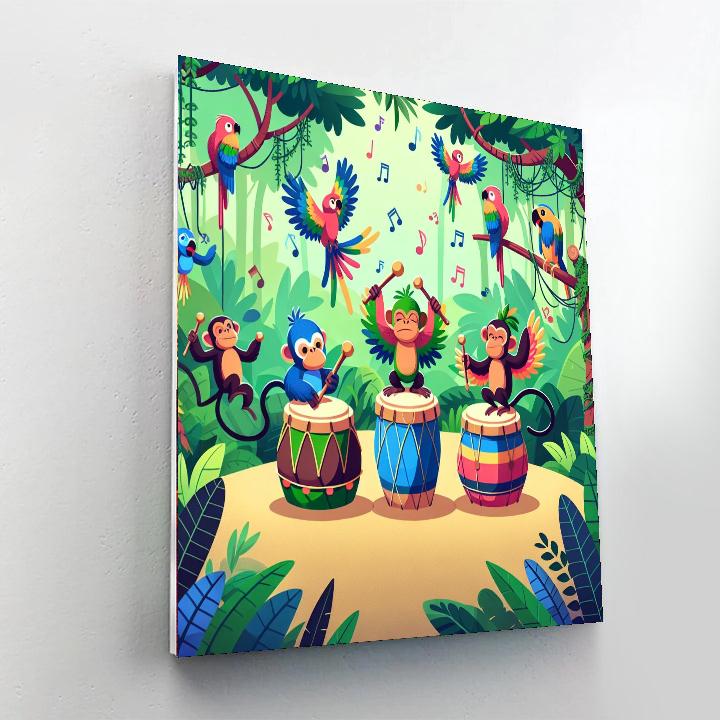 Tropical Rainforest Rhythm Paint By Numbers