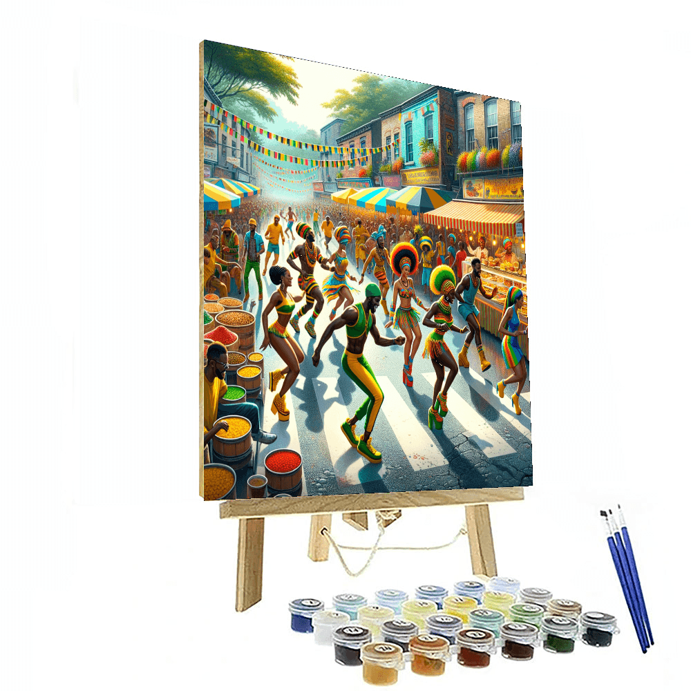 Kingston Festival - Jamaica Painting By Numbers Kit