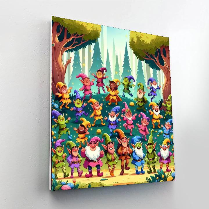 Giggling Goblins Gala Number Painting