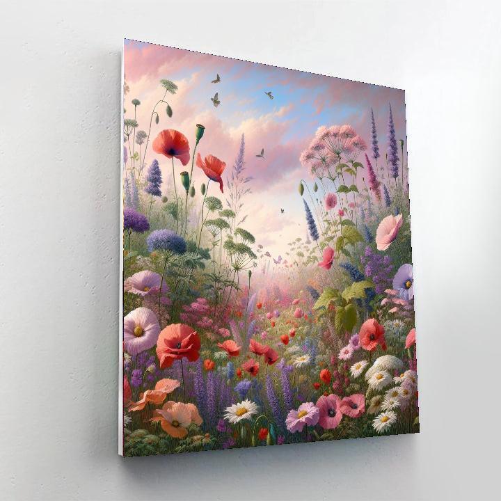 Wildflower Meadow Retreat Paint By Numbers Art