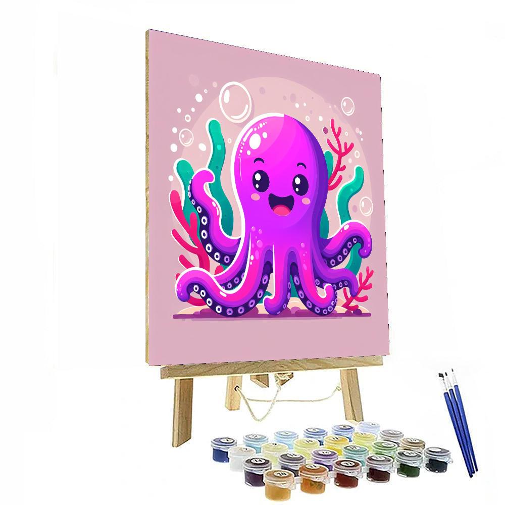 Witty Octopus Paint By Numbers Art
