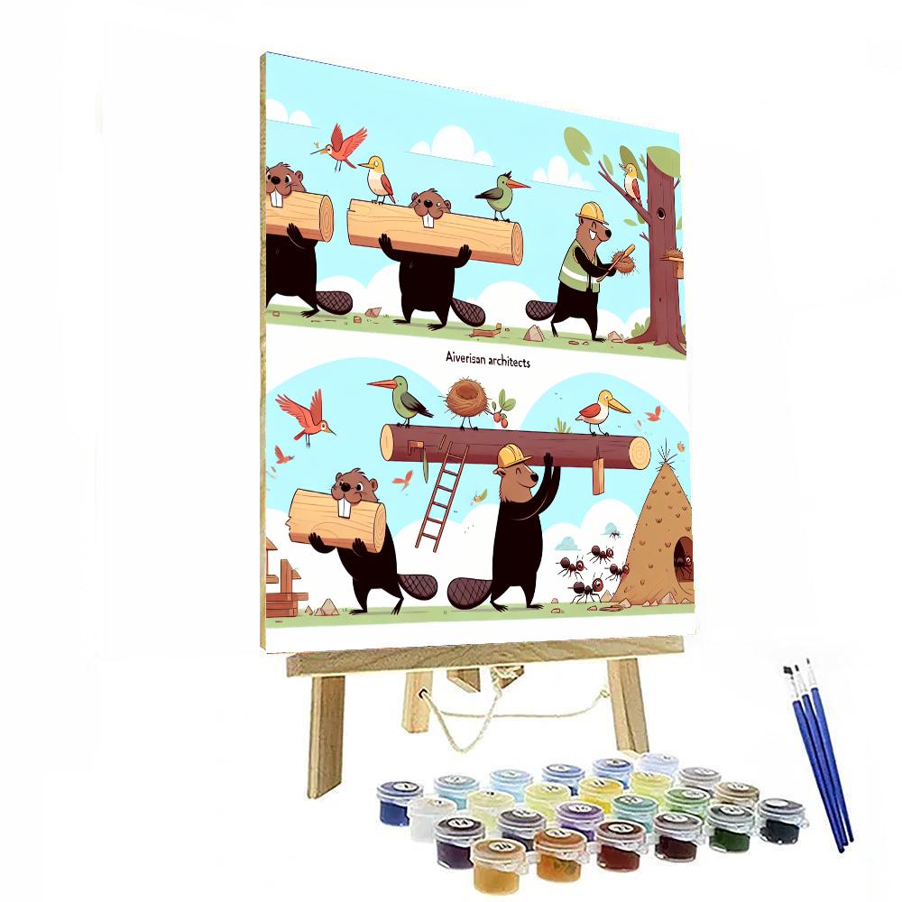 Nature's Little Architects Painting By Numbers Kit