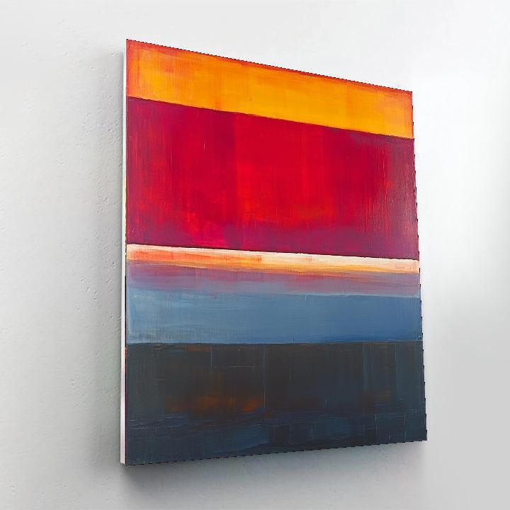 Mark Rothko Inspired Resonance Of Colors  Paint By Numbers Art